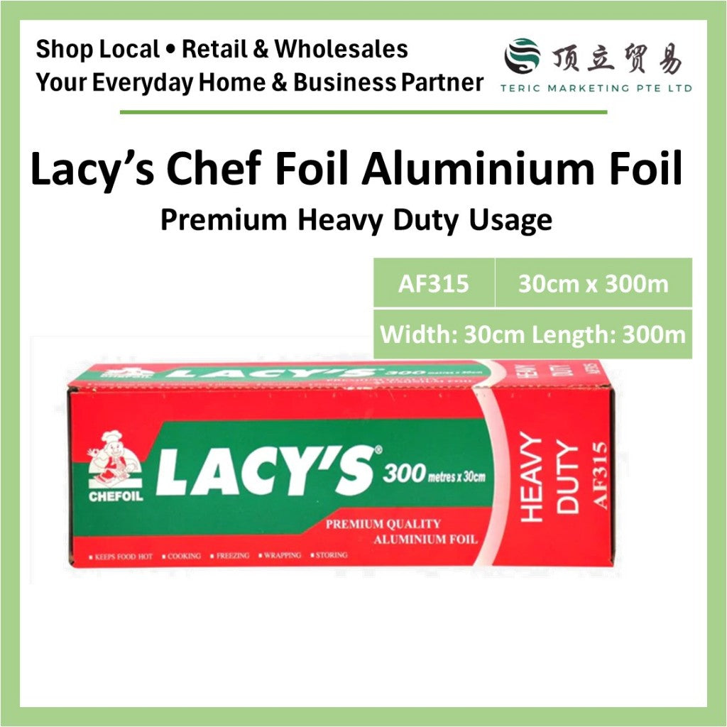 Lacy Aluminium Foil AF315 30cm x 300m | Food Grade Kitchen Foil Singapore