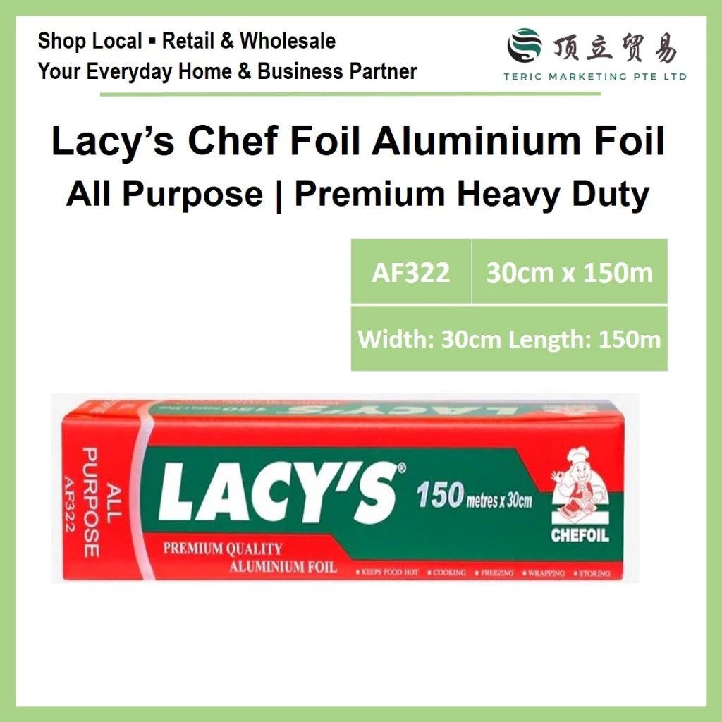 Lacy Aluminium Foil AF322 30cm x 150m | Food Grade Kitchen Foil Singapore
