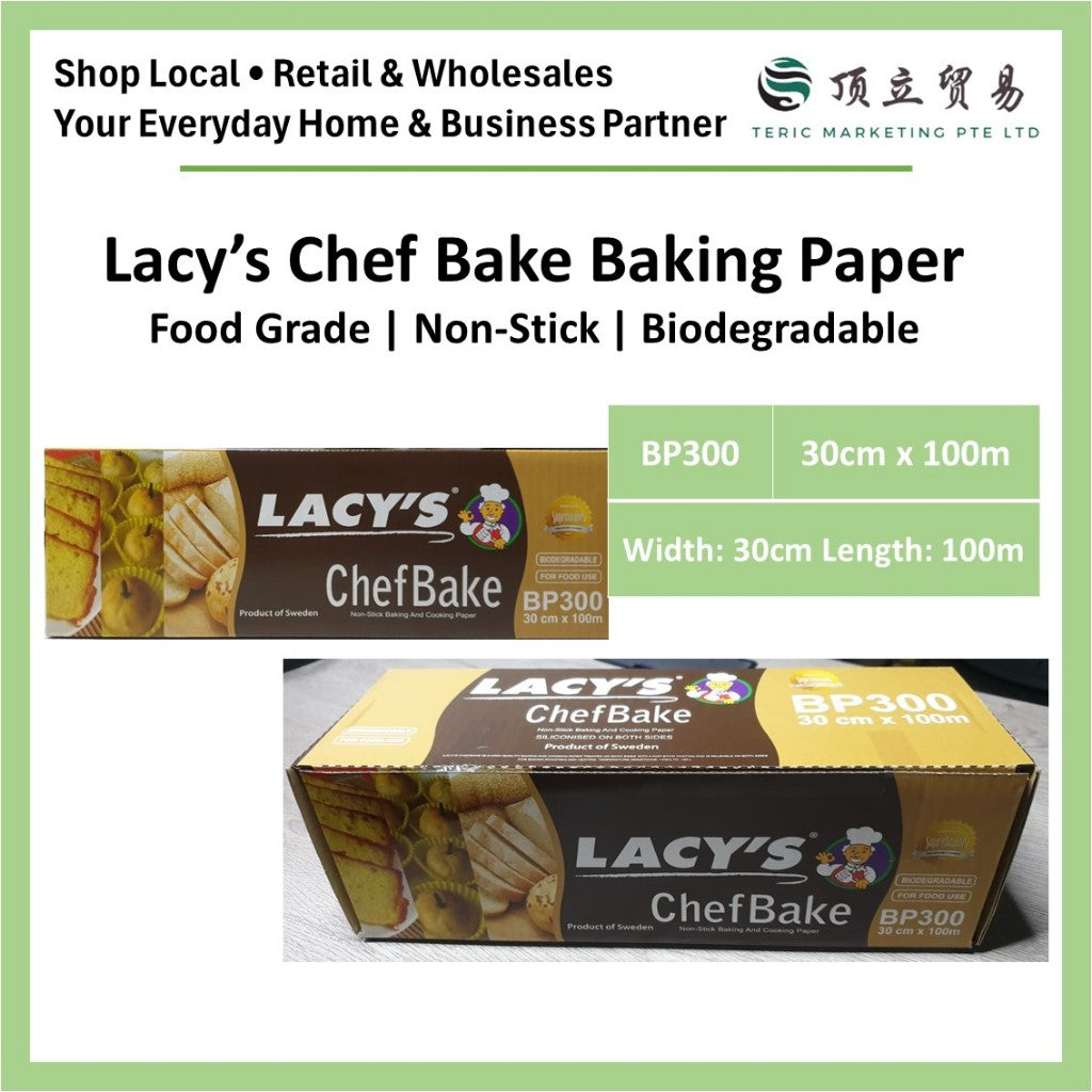 Lacy Baking Paper BP300 30cm x 300m | Non-Stick Parchment Paper Singapore