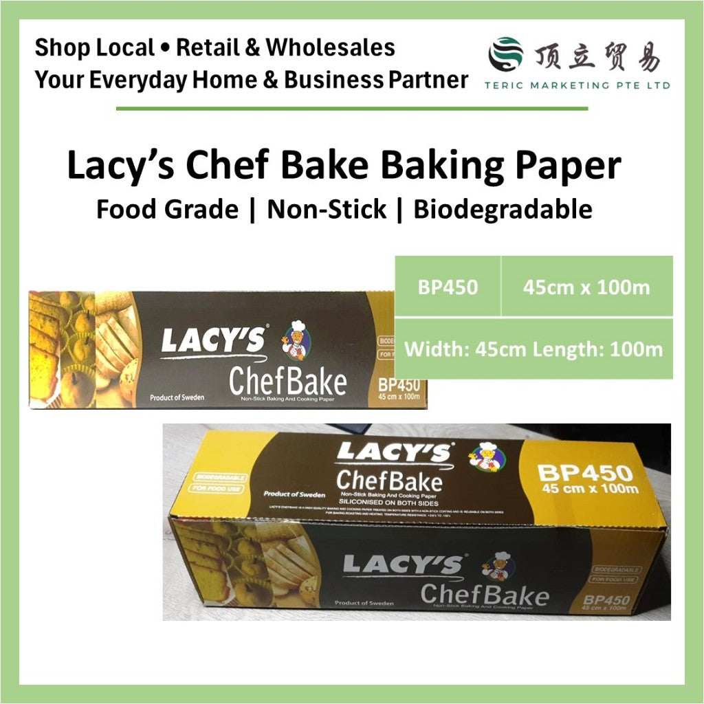 Lacy Baking Paper BP450 45cm x 300m | Heavy Duty Parchment Paper Singapore