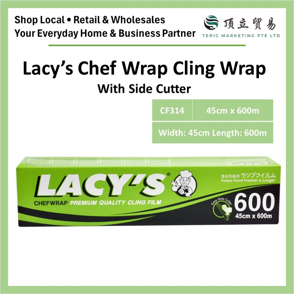 Lacy Cling Wrap CF314 45cm x 300m | Heavy Duty Cling Film Singapore